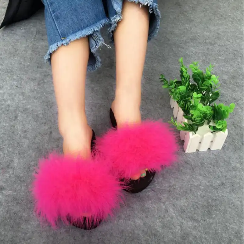 sexy fuzzy slippers