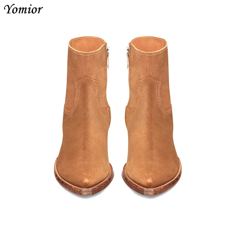 New Classic Brand Design Genuine Leather Men Ankle Boots Fashion Autumn Winter High Quality Chelsea Boots Dress Platform