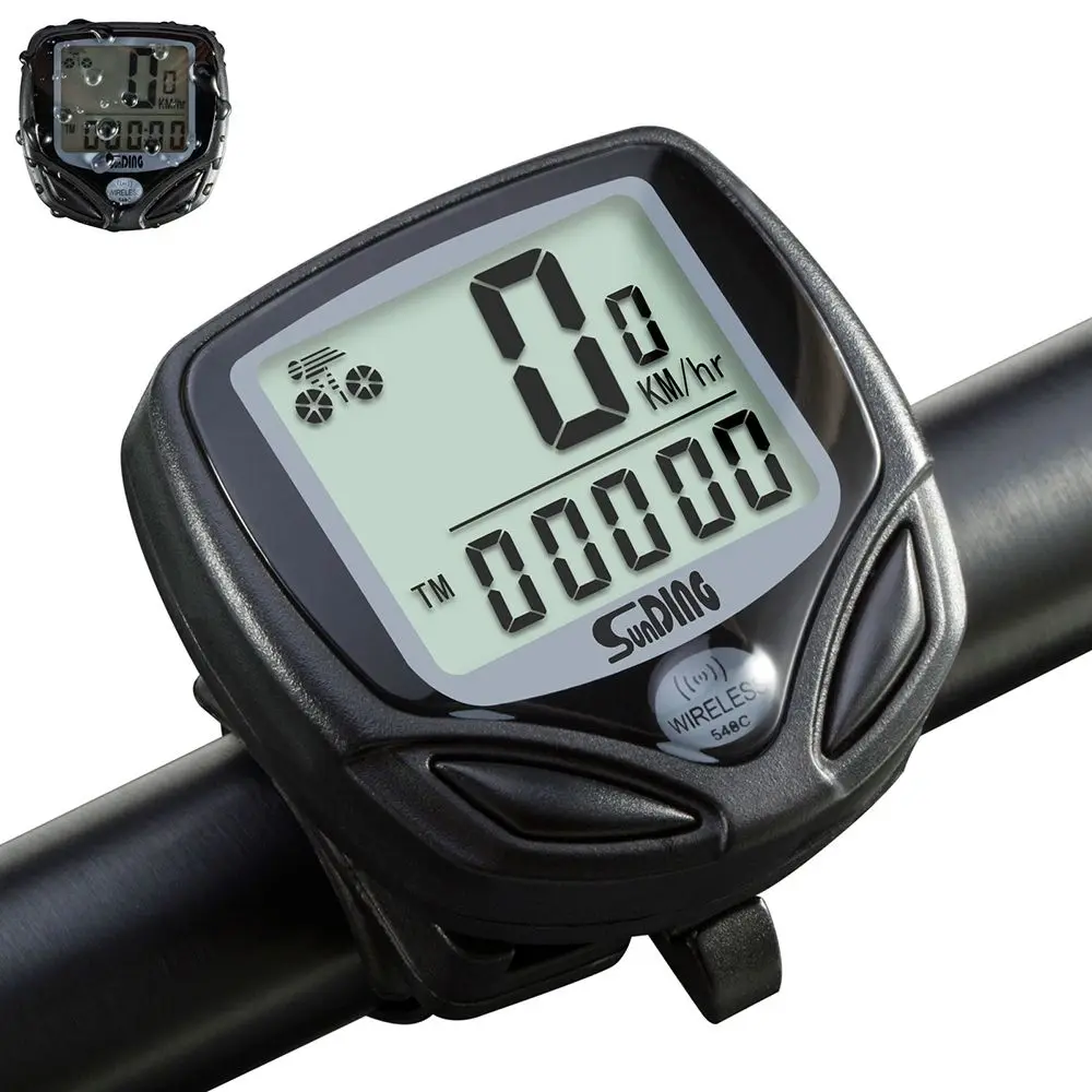 

1 Pcs Waterproof Wireless Digital Bike Ride Speedometer Odometer Bicycle Cycling Speed Counter Code Table Sporting Accessories