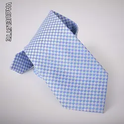 VAGUELETTE шелковый галстук ручной работы для мужчин галстук плед/Полосатый/тартан шелковые галстуки Роскошные 8,5 см бизнес строгий галстук 145*8,5