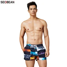 SEOEBAN быстросохнущая Мужская свободная летняя спортивная одежда для отдыха отдых бесконечные шорты для серфинга и пляжа