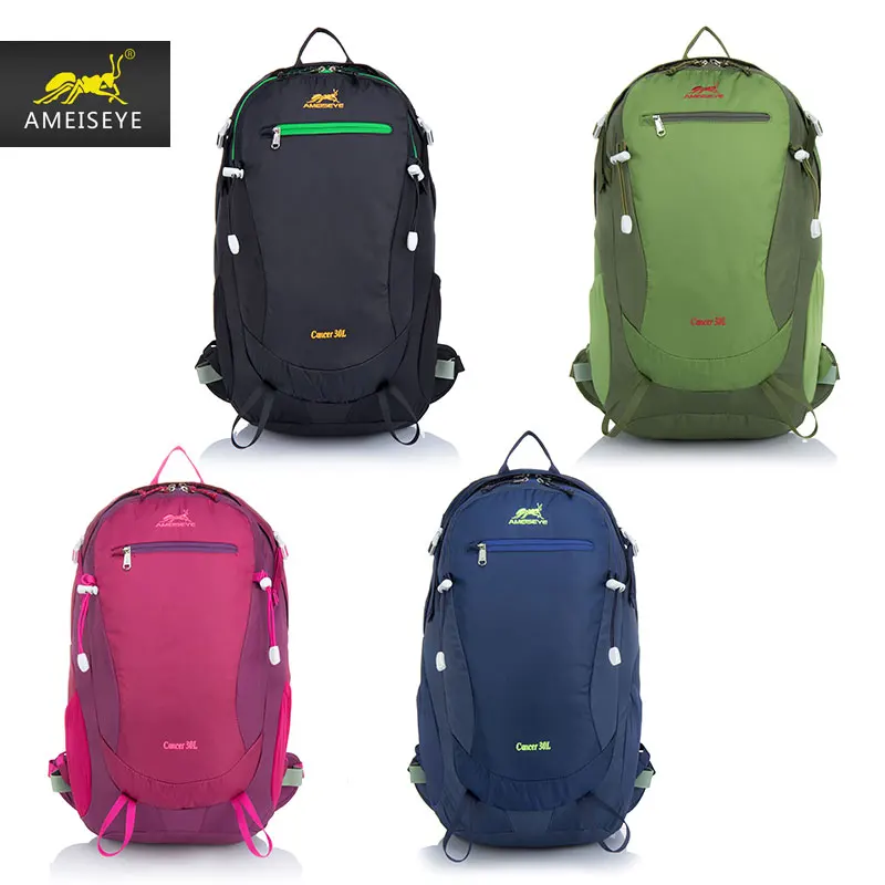 

AMEISEYE Backpack Bag Lightweight Travels Mountaineering Waterproof Ultralight 30L with Rain Cover