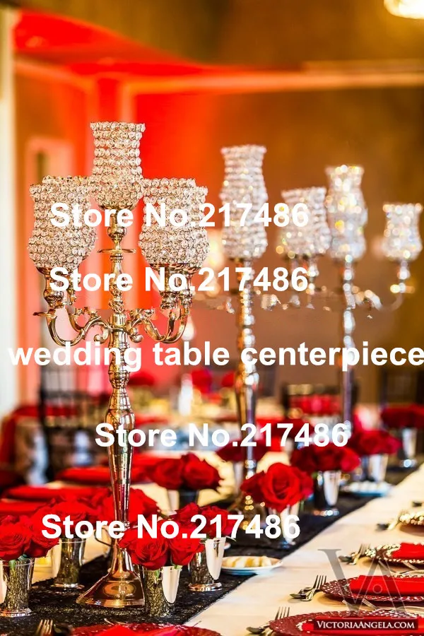 Candelabros de cristal de la boda compra lotes baratos de ... Wedding Candelabros diseño