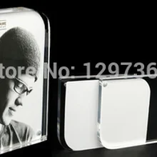 254x203 мм двусторонний прозрачный прямоугольный акриловый магнитная фоторамка/ценник