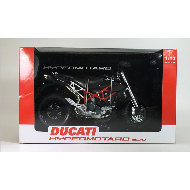 1:12 Ducati Hacker DUCATI модель мотоцикла рама из сплава Статические украшения лучший подарок для друзей