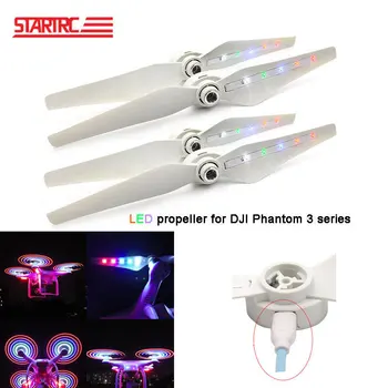 

DJI Phantom 3 Professional accessories Charging LED Flash Propellers For phantom 3 Advance Drone Propellers USB Charger blades