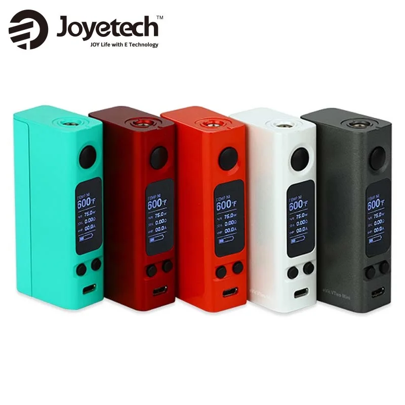 

Original Joyetech eVic VTwo Mini Vape Mod Max 75W Output NO 18650 Battery Box Mod eVic VTwo Mini E-cig Vape Mod vs IKuun I200