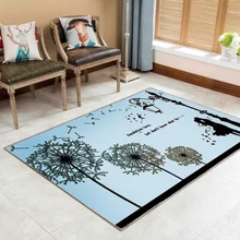 3D печать, 6 мм, скандинавский пасторальный журнальный столик, коврик для спальни, прикроватный ковер для кухни, для дома, гостиной, небольшой рисунок, нескользящий ковер