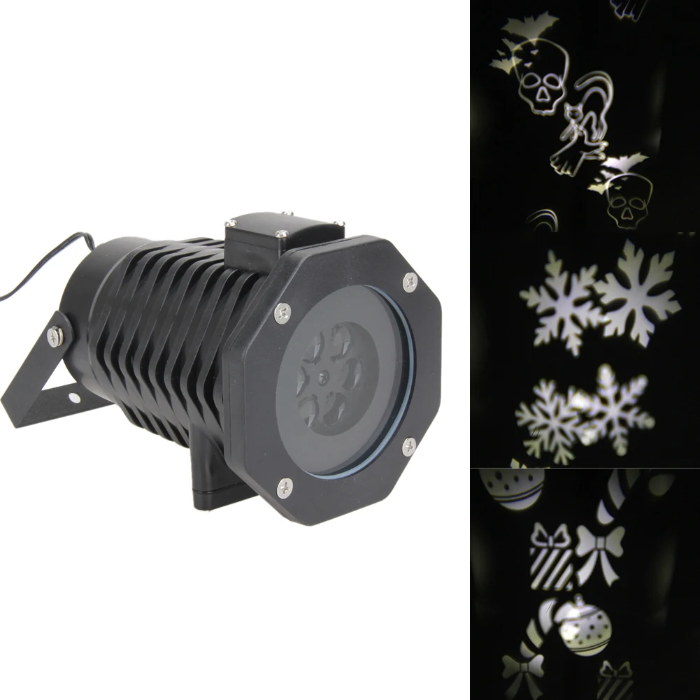 

Snowflake Skull Moon and Star Laser Projector Lamps LED Stage Light Christmas Party Landscape Light Garden Lamp Outdoor Lighting