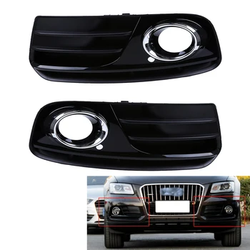 

1 Pair Front Bumper Lower Fog Light Grill Grille Fit For Audi Q5 8R MK1 13-16 facelift