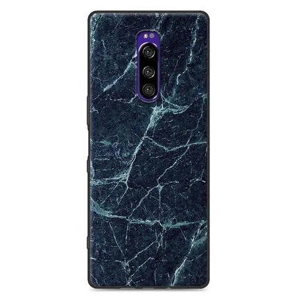 A2 Для sony Xperia 1 чехол с деревянным камнем из мягкого силикона с узором TPU чехол для телефона sony Xperia 1 J8110 J8170 J9110 чехлы для sony 1 - Цвет: A2