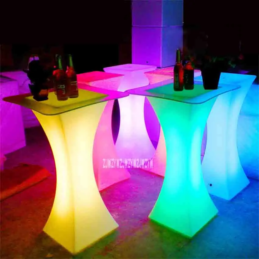 

XC-018 European LED Light Bar Table Rechargeable Led Illuminated Table Waterproof Lighted Up Coffee Table Bar kTV Party Supply