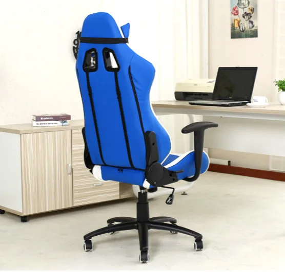 Ergonomic Swivel Gaming Comtuper Chair Reclining Chair Lifting Armrest Lying Headrest Lumbar Pillow