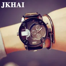 Large Dial Watch Male Students Fashion Tide Restoring Ancient Ways is Quartz Watch The font b