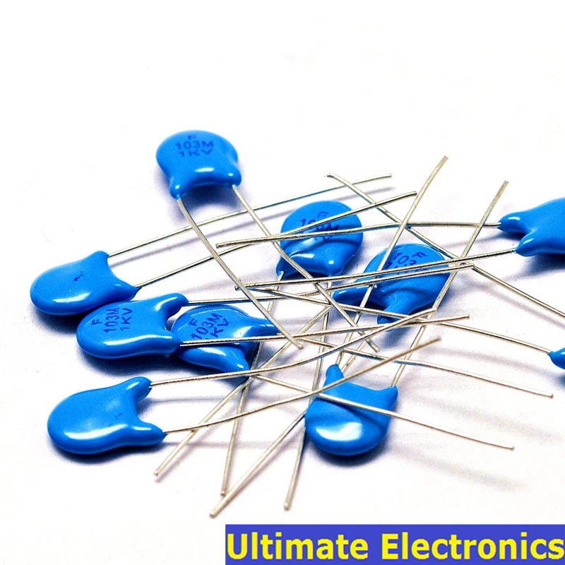 

20pcs 10nF 103 1KV 0.01uF High Voltage Ceramic Disc Capacitor