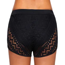 Женские открытые кружевные купальные шорты Плавки купальный костюм для лета YA88