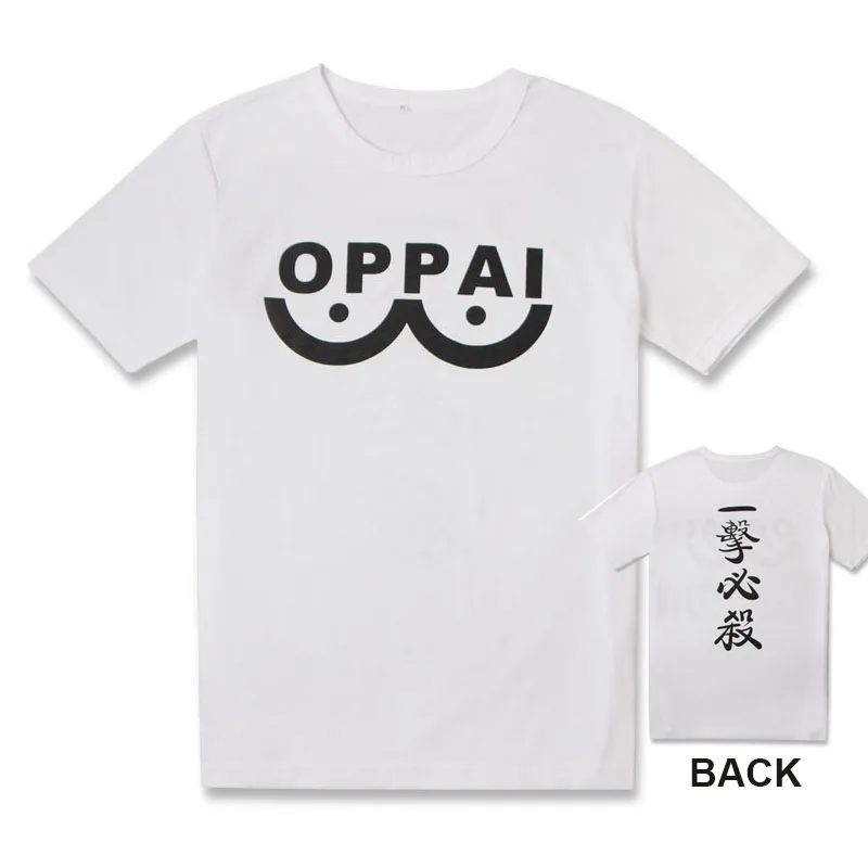 Костюм Cosroad One Punch Man Saitama Green Mao костюм для косплея футболка Oppai футболки вечеринки