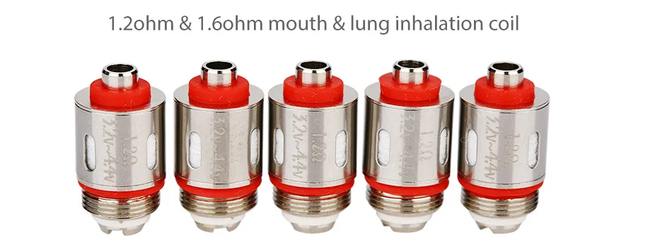 5pcs JUSTFOG Q16 Replacement Organic Cotton Coil