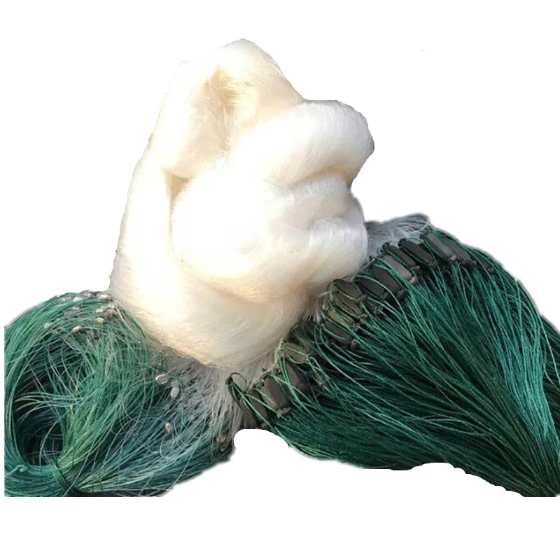 0.2mm nylon line H1.5mxL100m 1layer 7cm mesh fishing network rede de pesca fishing net fishing accessories outdoor fishing tool
