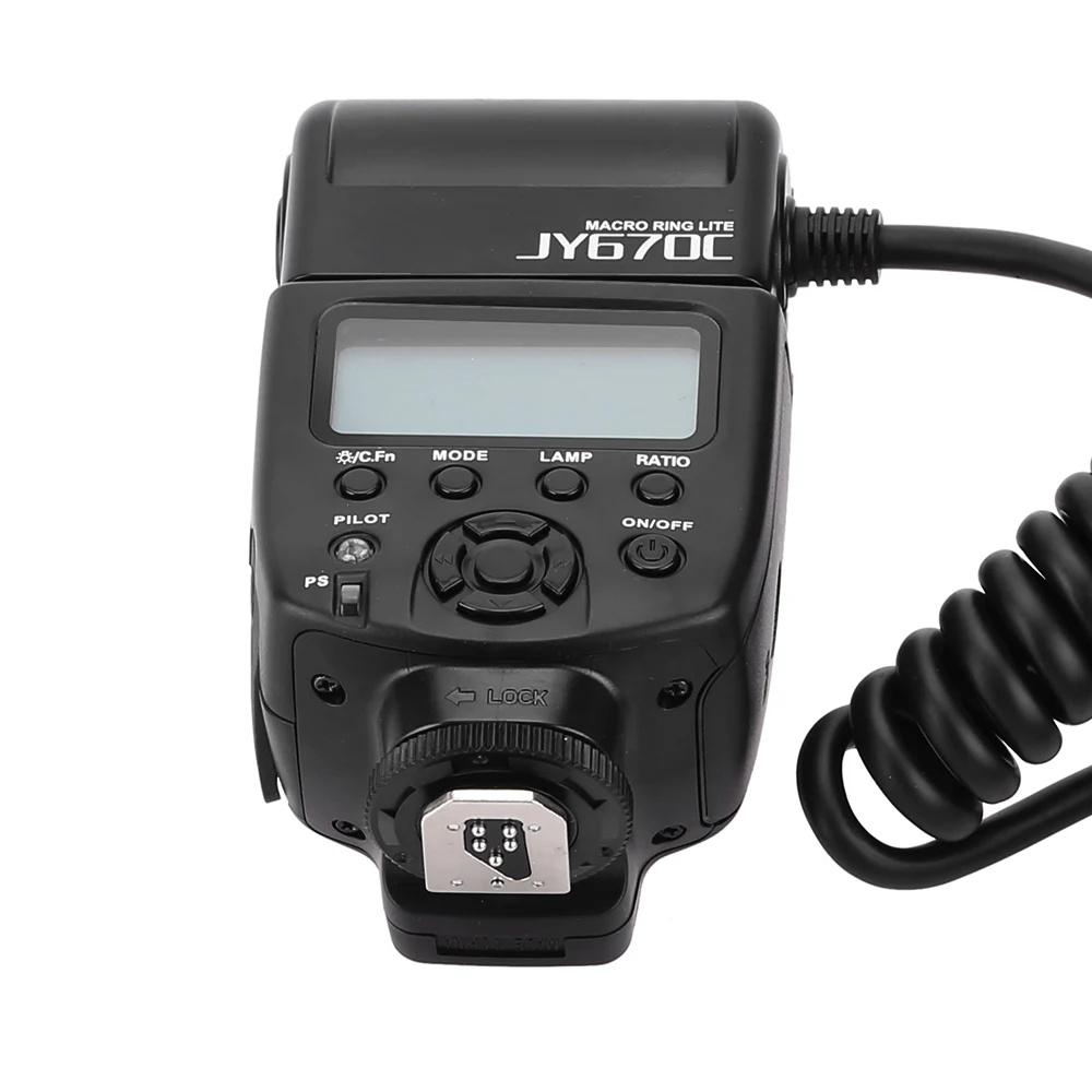VILTROX JY-670C Macro Ring Light flash with E-TTL For Canon (21)