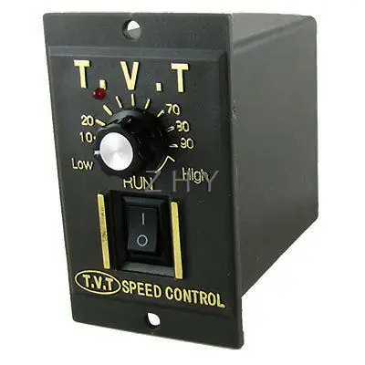 AC 220V Input Panel Mount DC Motor Speed Controller Switch 24V
