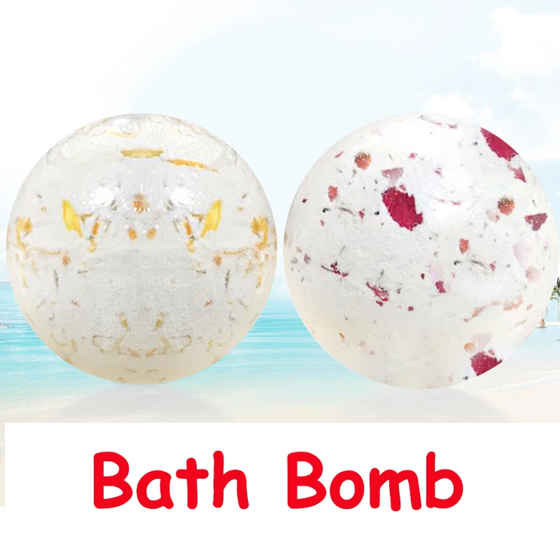 Natural Bubble Bath Bomb Ball Essential Oil Handmade SPA Bath Salt 1