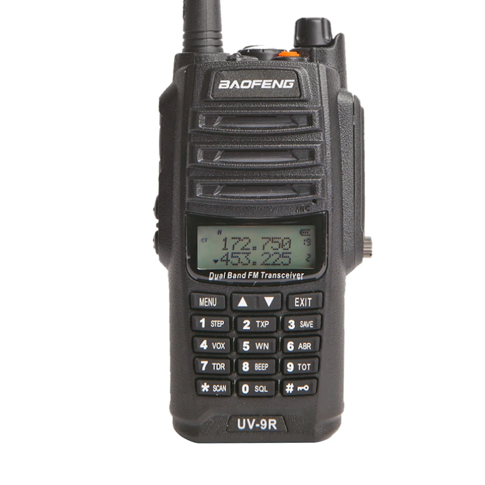 

1pcs BAOFENG UV-9R Walkie Talkie Two-way Radio 136-174/400-520MHz VHF/UHF Dual Band Handheld Transceiver Interphone FM Radio