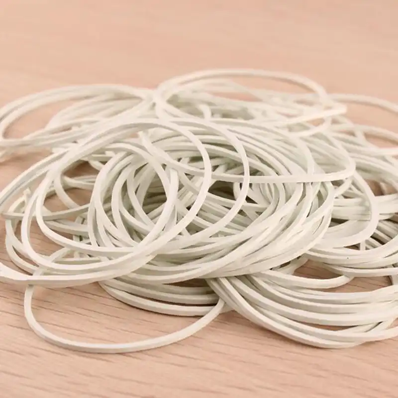 500pcs Elastic Rubber Band Rings Loop Ties Office School Packing Stationery