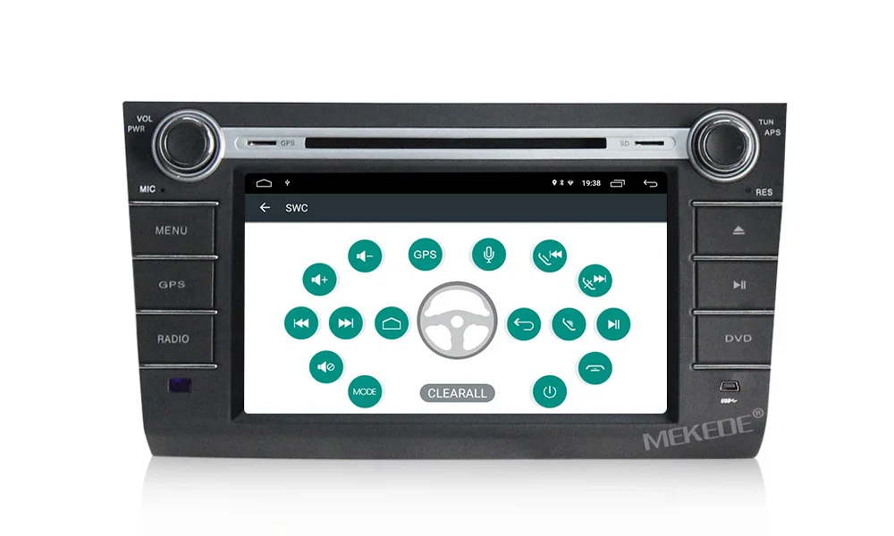 Perfect MEKEDE 2+32G android 9.1 Car multimedia player for Suzuki Swift 2004-2011 support gps dvd navigation radio ipod wifi BT RDS 18