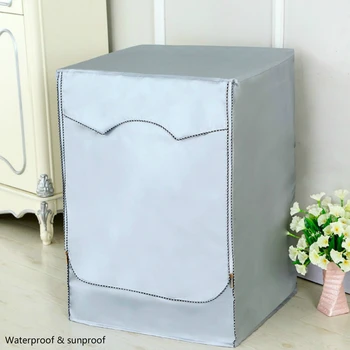 

Solid Washing Machine Cover Laundry hood Polyester & Cotton Fabric 5 Kinds of Color Waterproof Sun-proof Free Shipping