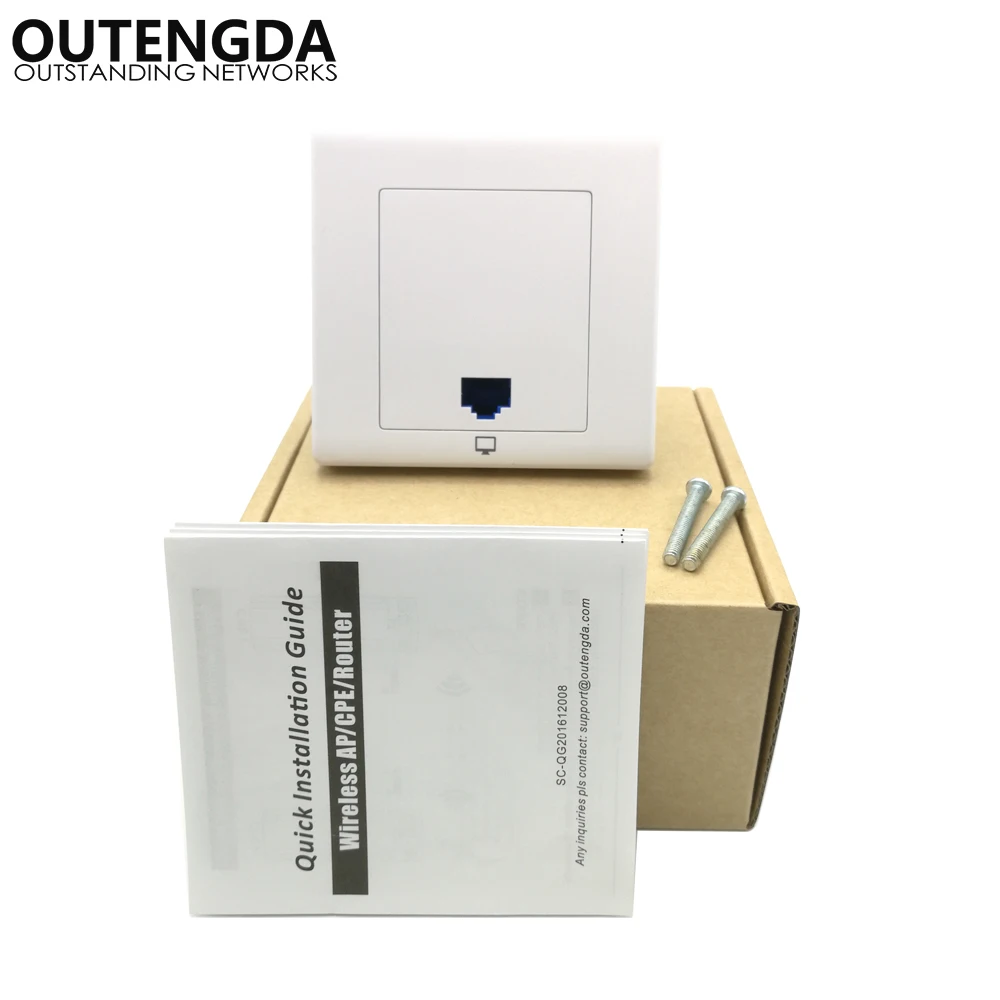 Настенная Беспроводная розетка 300 Мбит/с 802.3af|ap router|wifi extenderin wall |
