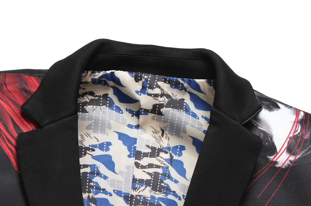 Большой размер 8XL новый высококачественный весенне-осенний модный тренд для мужчин тонкий мужской пиджак с длинными рукавами деловые