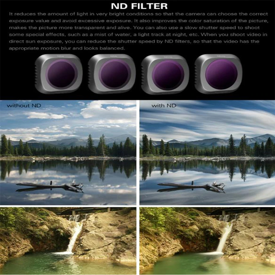 DJI Mavic 2 Pro Camera Filter Lens Filters Kit ND4 ND8 ND16 ND32 for DJI Mavic 2 Pro Drone Parts Accessories-5