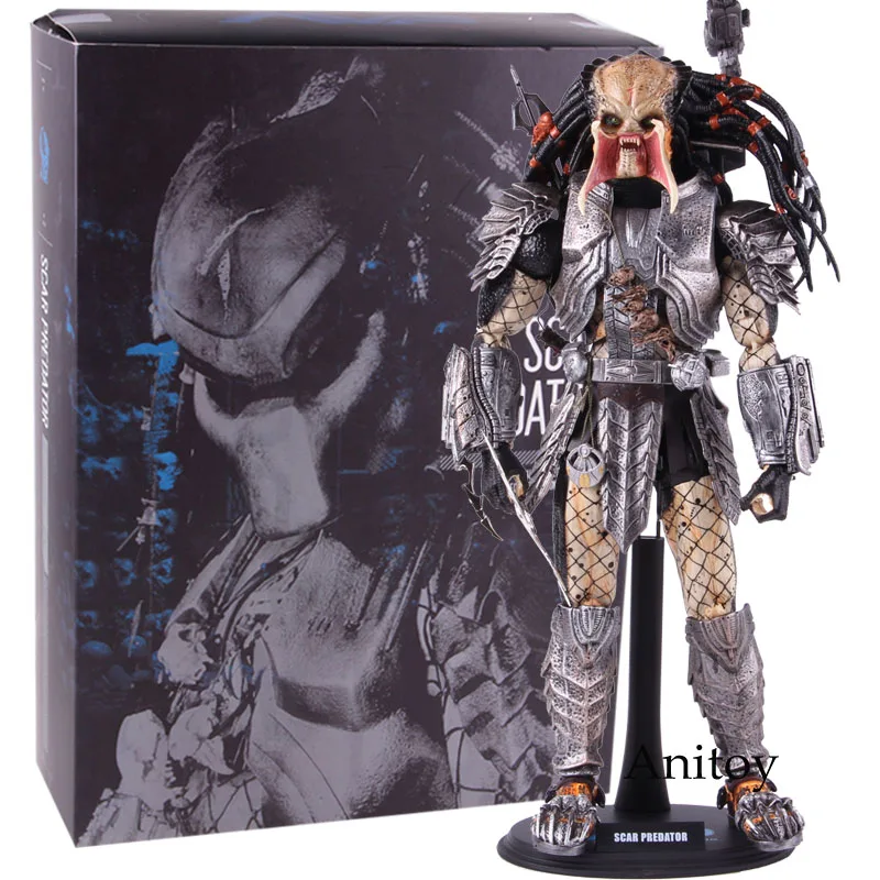 1/6 AVP инопланетянин против Хищника шрам фигурка горячие игрушки MMS190 ПВХ Коллекционная модель игрушки Коллекционное издание - Цвет: B
