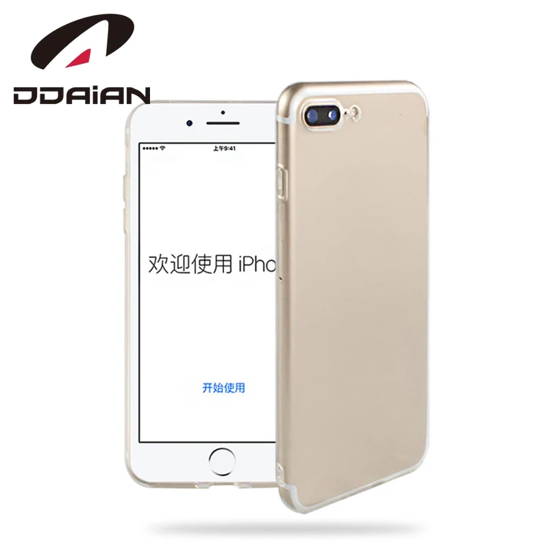 

Ddaian for iPhon 7Plus Case Tpu Phone Case Transparent Protective Shell Ultra Thin Waterproof Shell for iPhone 7plus