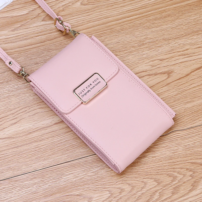 

Bolsas Feminina Bag Women Cross-body Cell Phone Case Shoulder Bags Pouch Belt PU Leather Handbag Casual Flap Shape Hasp