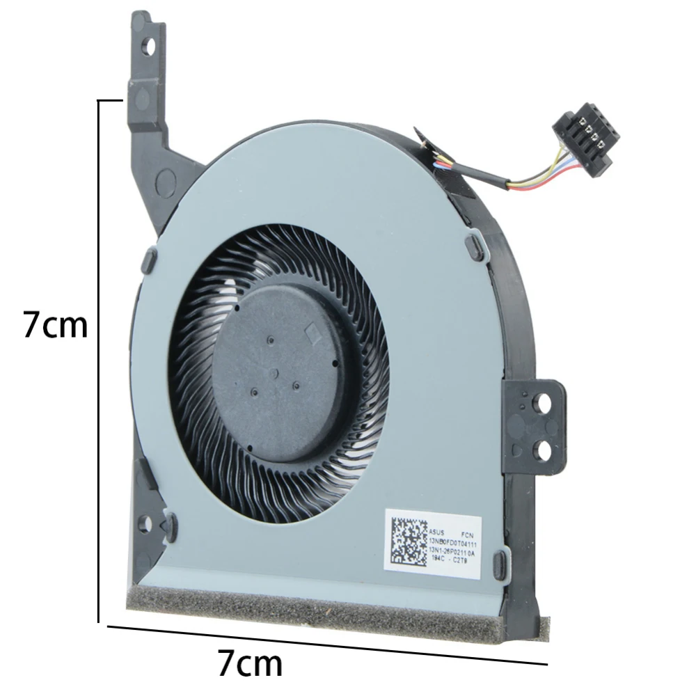 

CPU GPU Cooling Fan cooler for ASUS X542 X542BA X542U X542UA X542UQ X542UR 13N1-26P0211 13NB0FD0T04111 High Quality