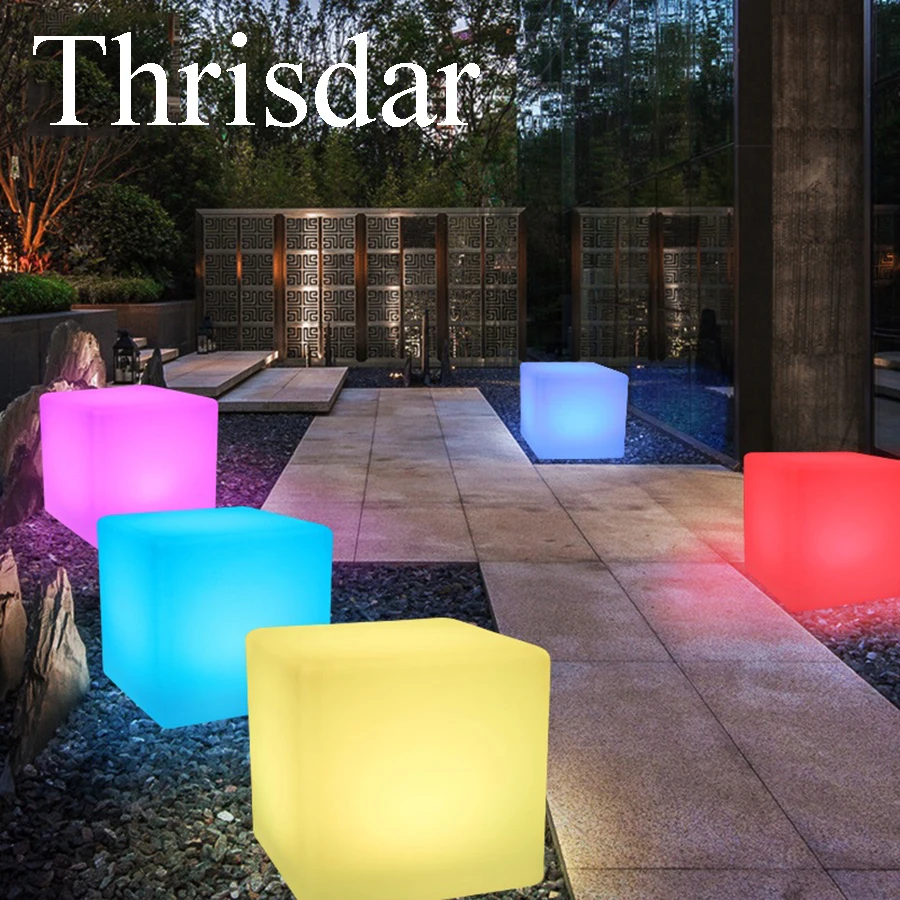 RGB Rechargeable Led illuminated Furniture Remote Control Outdoor Led