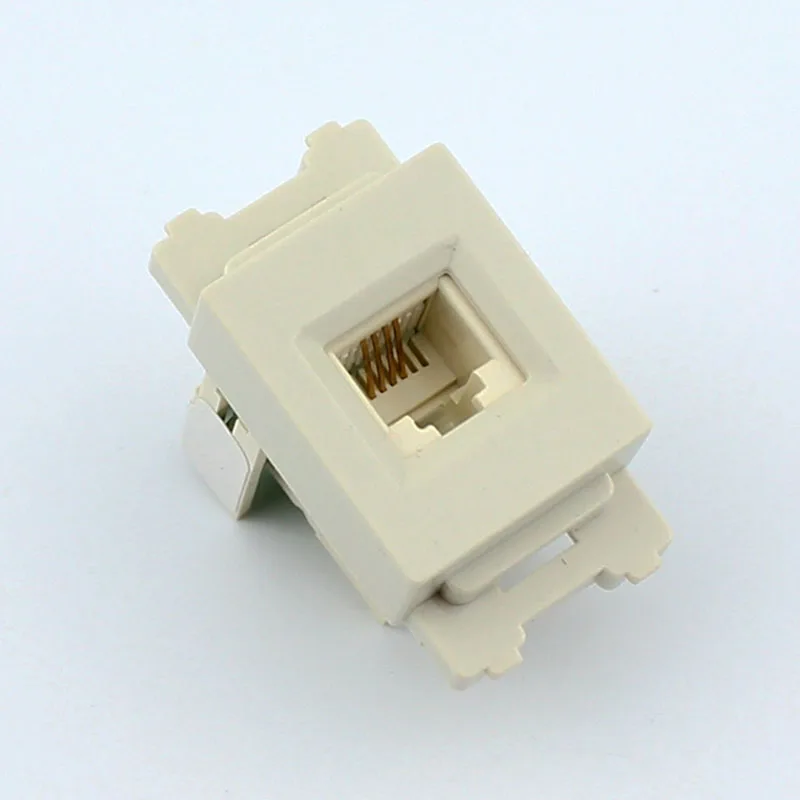 

The type 128 telephone call RJ11 socket module can match the switch panel and ground