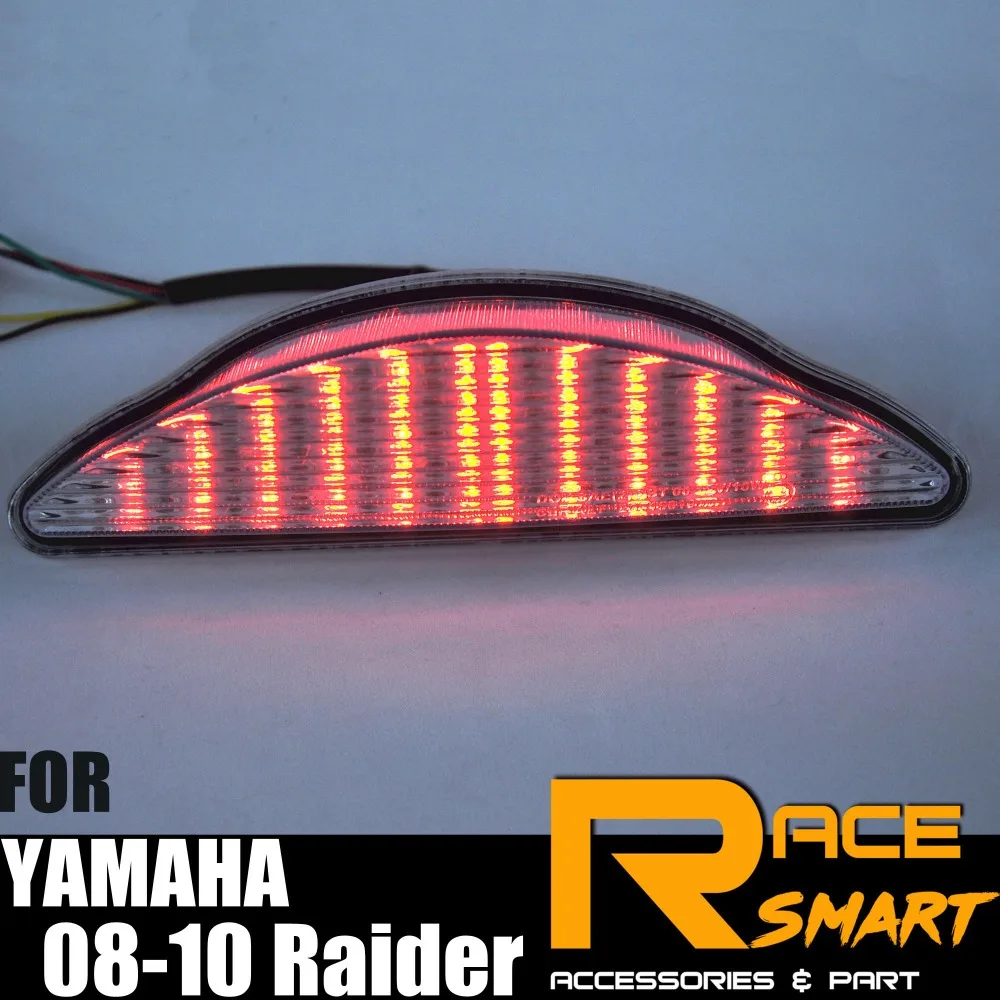 

Motorcycle LED Rear Tail Light For YAMAHA Raider 2008-2010 Integrated Turn Signals Brake Lamp Taillight 2008 2009 2010