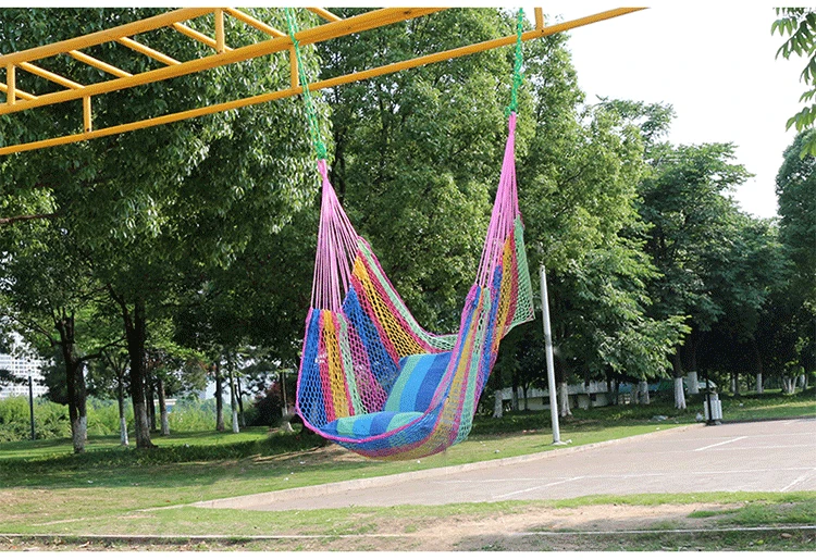 Breathable ice mesh hanging single chair swing outdoor mesh Summer beach hammock Swinging hammock adult children kids Breathable ice mesh hanging single chair swing outdoor mesh Summer beach hammock Swinging hammock adult children kids