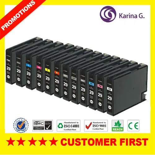 

Whole set compatible ink cartridge PGI-29 PGI29 PGI 29 For Canon pixma PRO-1 High quality free shipping