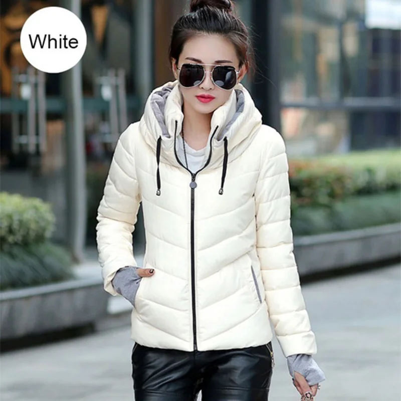 Zogaa зимняя куртка женская парка Толстая зимняя верхняя одежда размера плюс S-3XL с длинным рукавом Толстая хлопковая повседневная куртка приталенное пальто
