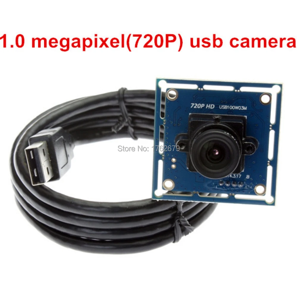 

CCTV USB Camera module 1280X720 resolution 1.0MP USB PCB camera CMOS OV9712 industrial camera module USB interface