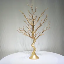 15 шт. золото Manzanita искусственное дерево 3" стол центральный вечерние дорожные свинцовые столешницы Свадебные украшения
