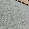 Alfombrilla de encaje de silicona con diseño de corona de flores, herramientas de decoración de tartas, Fondant, manualidades con azúcar, utensilios para hornear ► Foto 3/6