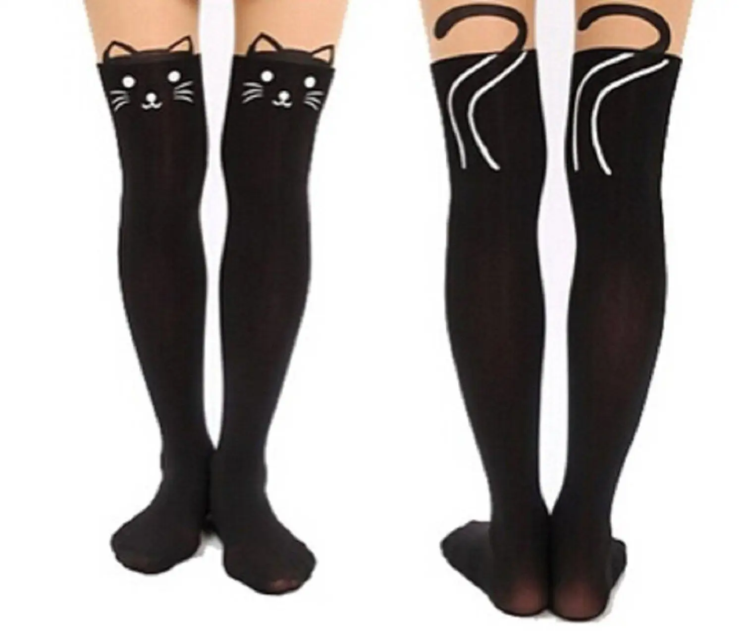 MISSKY Generic женские колготки с мультяшным животным чулки катетер и хвост|stockings