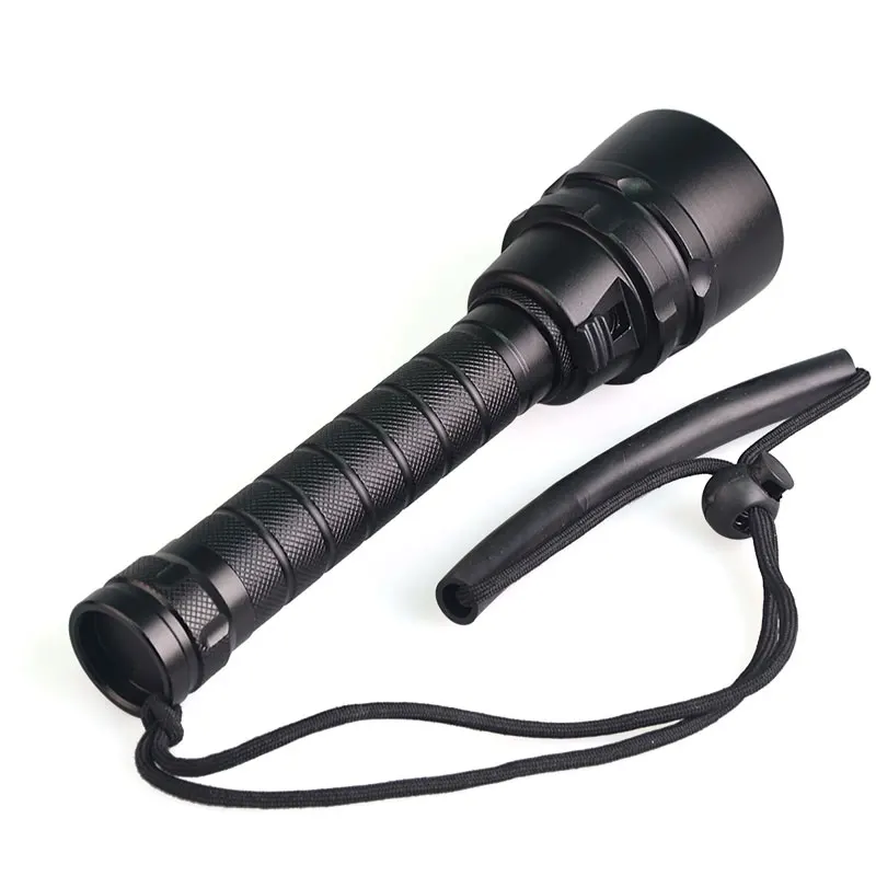 TMWT Дайвинг Подводная охота Подводные 100 м Torch Light Ультра-яркий XML T6 или CREE светодиодный фонарик холодный белый желтый УФ