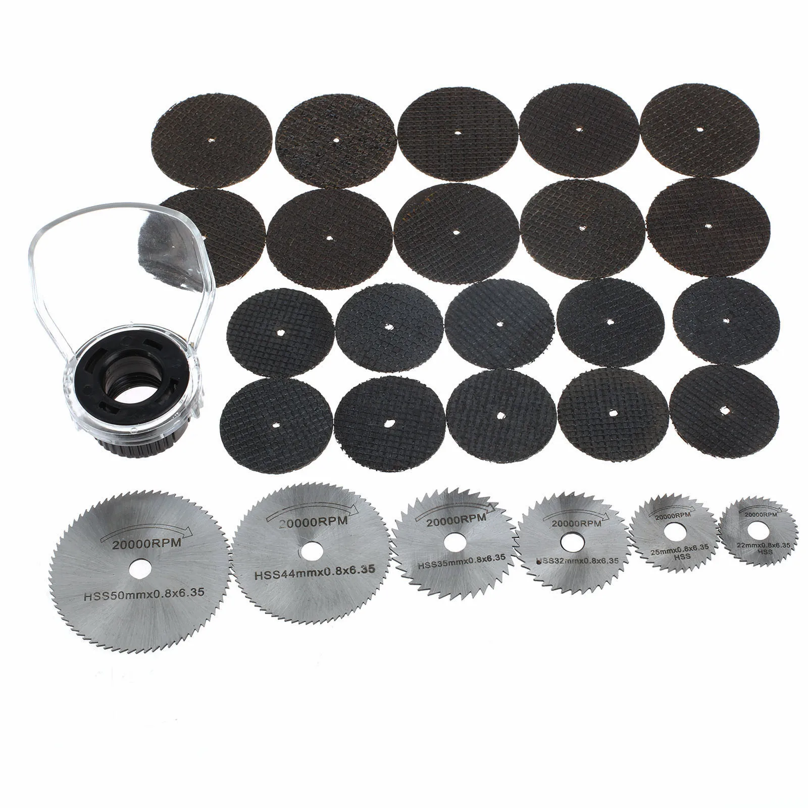 dophee Dremel Accessories Woodworking Tool Resin Abrasive Discs+Saw