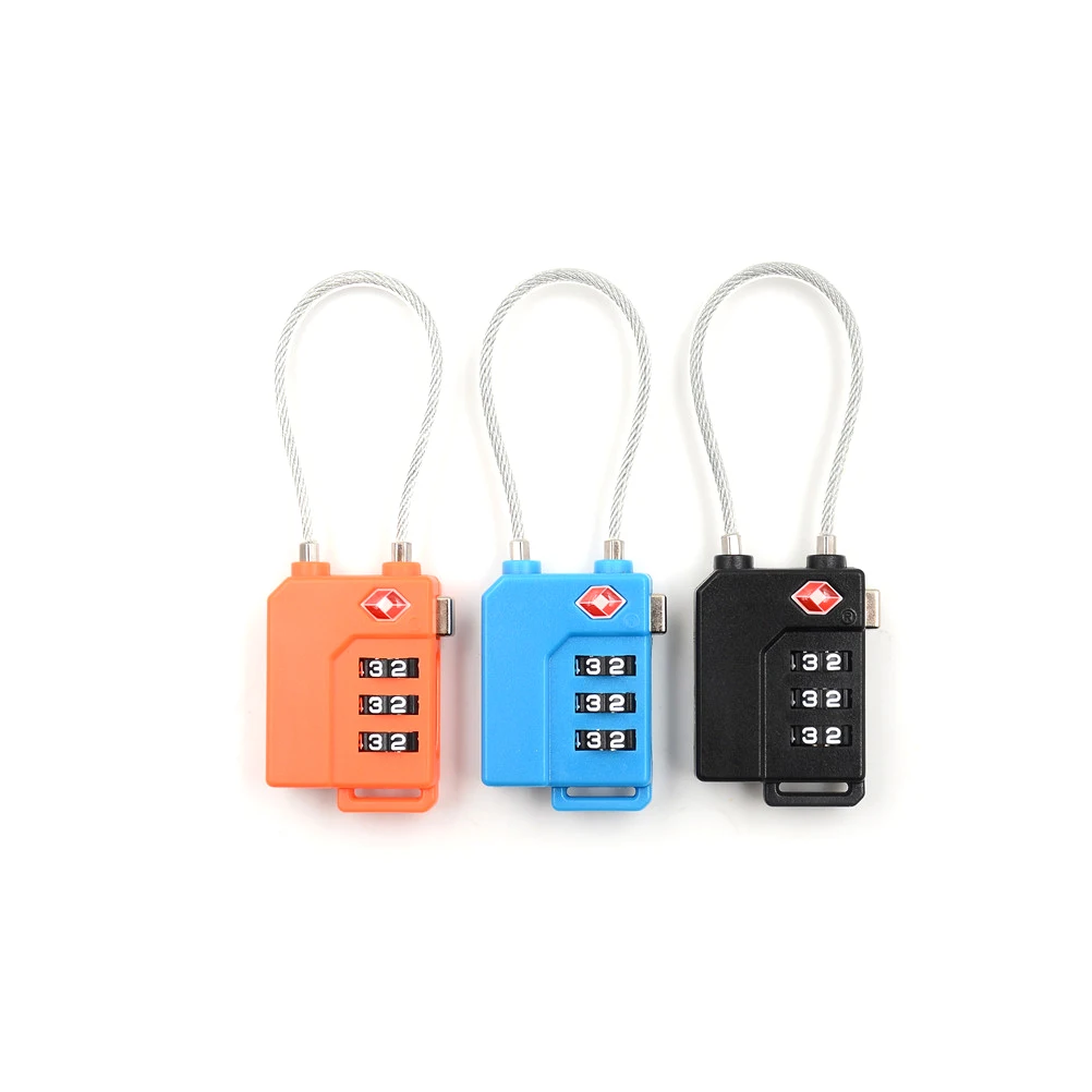 1PC Resettable 3 Digit Combination Travel Luggage Suit Code Lock Customs Padlock Drop ship Hardware Accessories